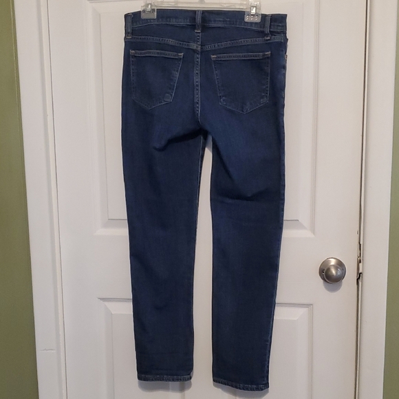 GAP Women's Straight Leg Jeans in Deep Blue - Picture 3 of 8